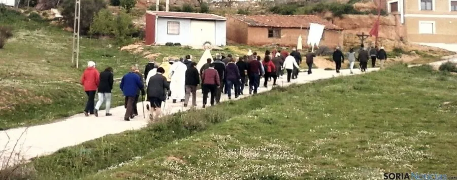 Imagen de la romería este sábado./SN