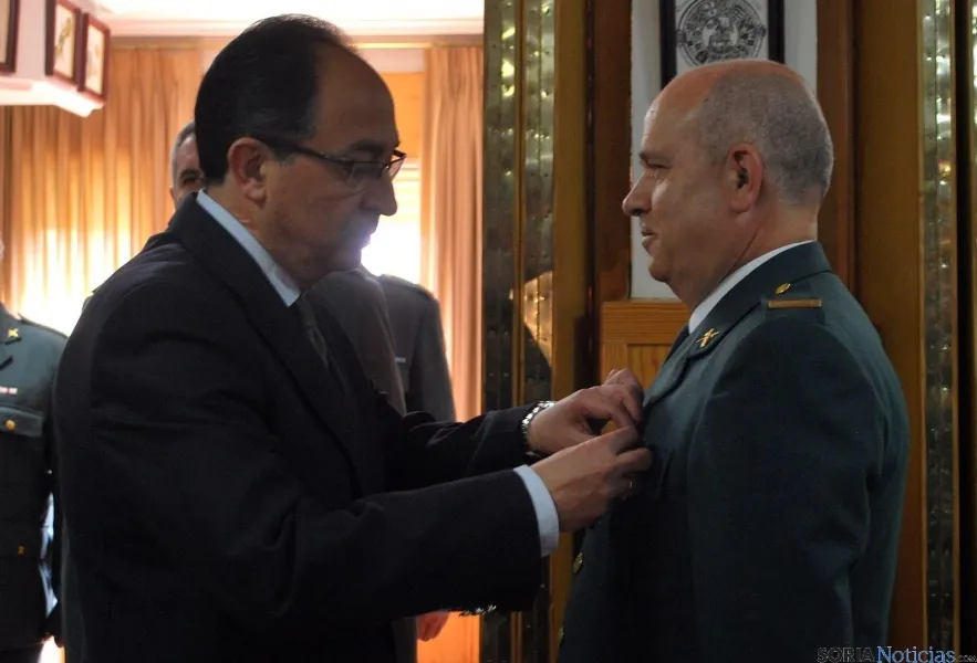 Acto institucional de la Benemérita en Soria este jueves./SN