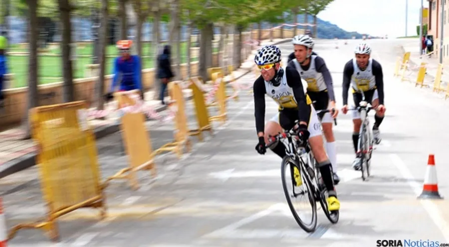 Una prueba de duatlón celebrada en Soria en una imagen de archivo. / SN