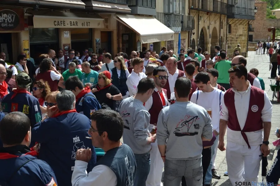 Concentración de 'Los que Faltaban' en la plaza Mayor