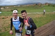 Foto 4 - Pe&ntilde;uela, Lazo y Alba, podium masculino del Campeonato de Duatlon celebrado en Garray 