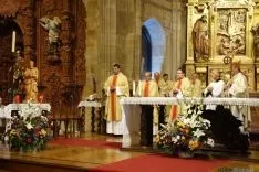 La celebración en la concatedral.