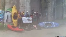 Se ha recogido mucha basura en las márgenes del Duero
