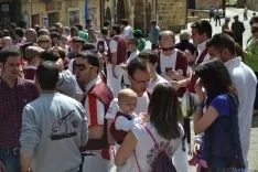 Concentración de 'Los que Faltaban' en la plaza Mayor