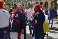 Concentración de 'Los que Faltaban' en la plaza Mayor