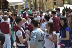 Concentración de 'Los que Faltaban' en la plaza Mayor