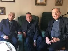 Monseñor Melgar con sus antecesores en Ciudad Real