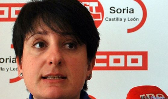 Ana Romero, secretaria general de CC OO en Soria. / SN