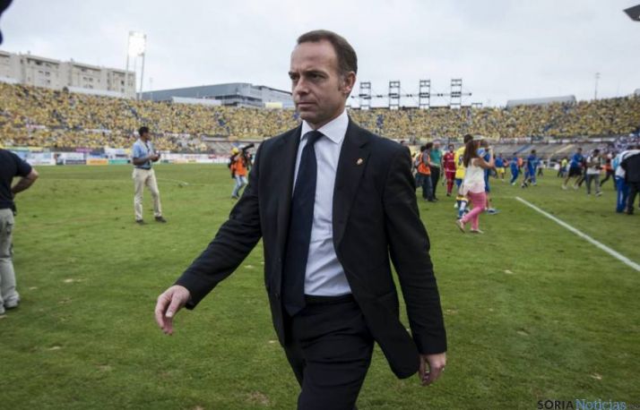 El presidente del Real Zaragoza, Christian Lapetra.