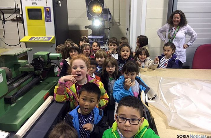 Los niños, en el Pico Frentes.