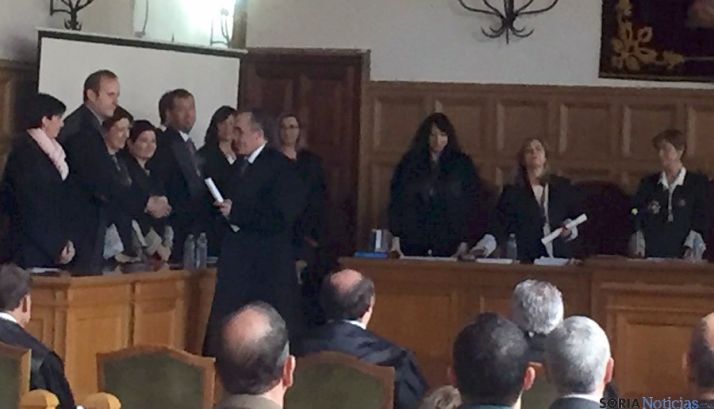 Imagen del acto en la Audiencia Provincial./SN