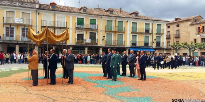 Imagen de la plaza Mayor burgense. 