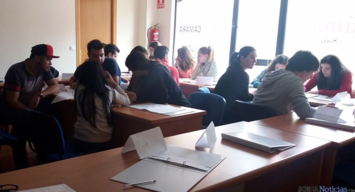 Los alumnos en el curso formativo./CCIS
