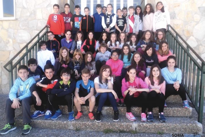 Alumnos del CRIE de Navaleno./Jta.