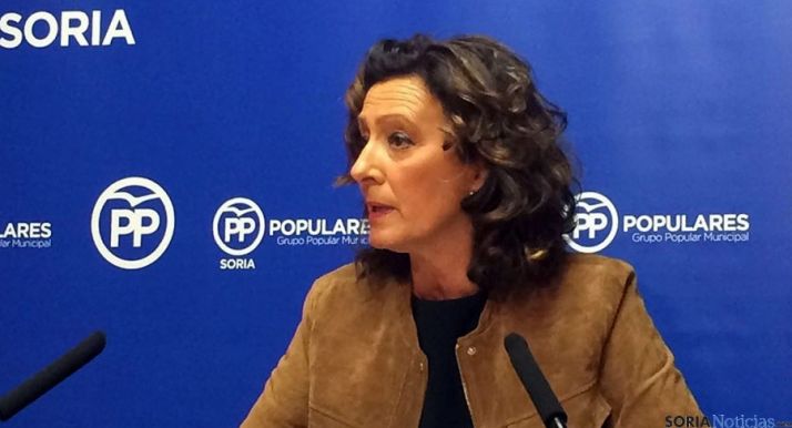 La concejal del PP, María Pérez. 