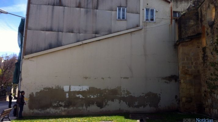 Lugar donde se pintará el mural./Ayto.