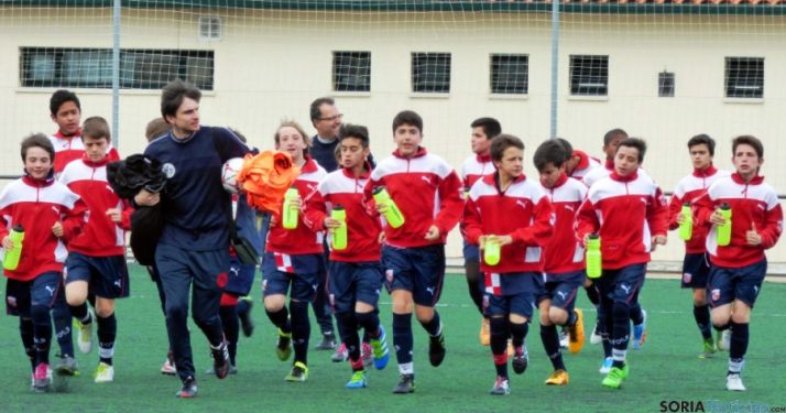 Los alevines del combinado regional.