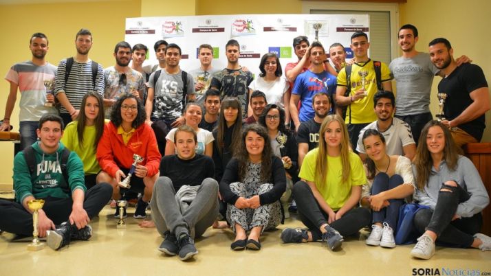 Imagen de los deportistas.