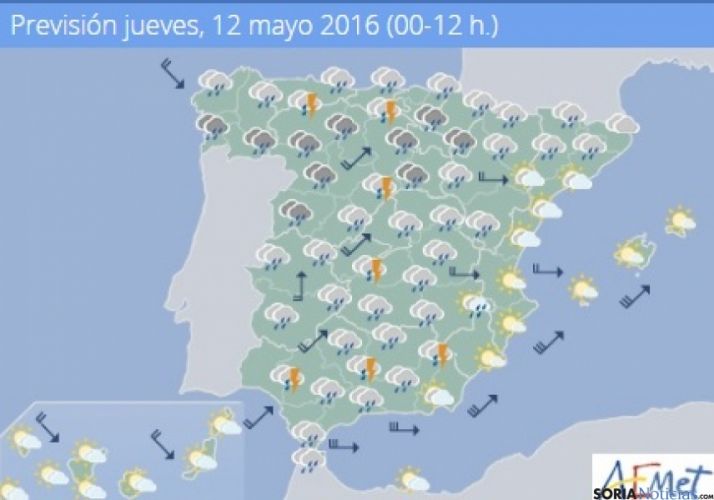 Más chubascos y descenso de temperaturas