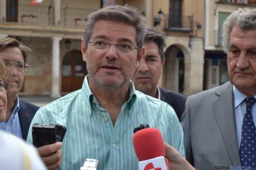 Rafael Catalá en El Burgo de Osma