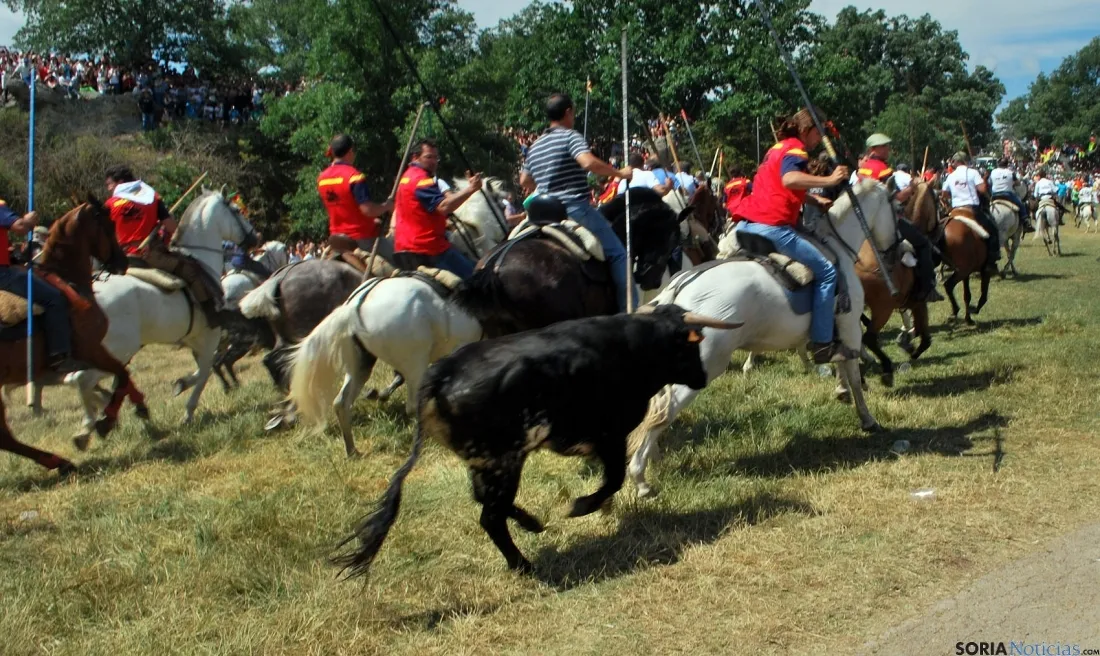 Imagen tras el chupinazo de salida./SN
