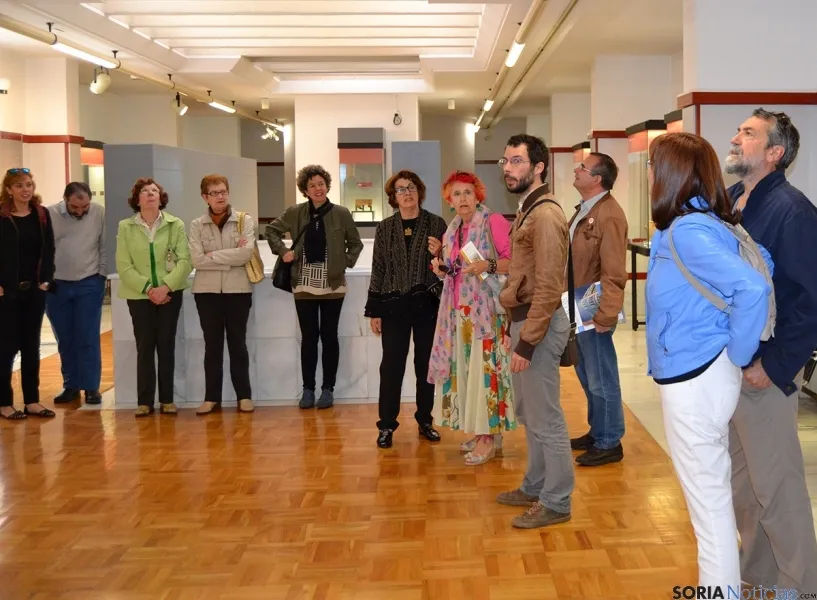 El recorrido comenzó en el propio Museo Numantino. /P.V.