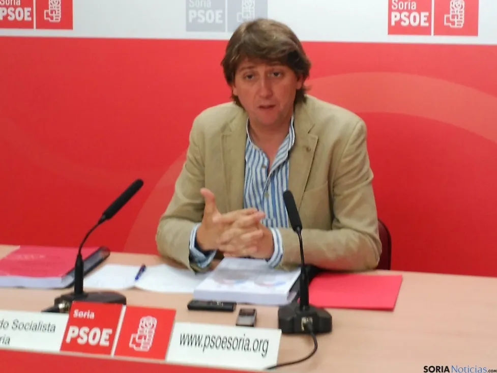Carlos Martínez, en la rueda de prensa de hoy