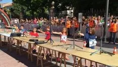 Imagen de las pruebas./FCyL Triatlón