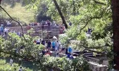 Imagen del encierro este Miércoles El Pregón. / SN