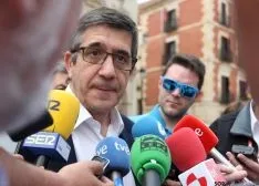 Patxi López en su visita a Soria