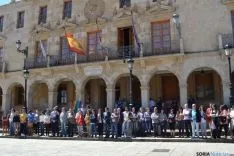 Concentración en Soria contra los atentados de Orlando