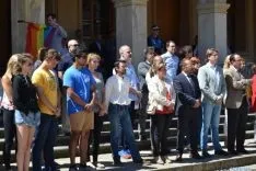 Concentración en Soria contra los atentados de Orlando