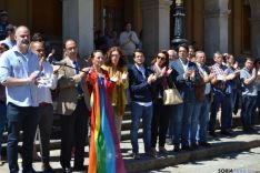 Concentración en Soria contra los atentados de Orlando