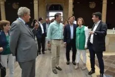 Visita de Rafael Catalá en El Burgo.