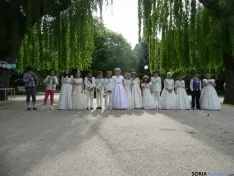Los niños en la fiesta.