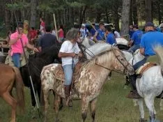 Caballistas en La Saca