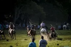 Imagen del encierro matinal de este Lavalenguas 2016./SN