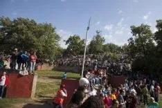 Imagen del encierro matinal de este Lavalenguas 2016./SN