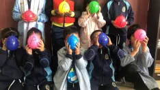 Los deportistas del club celebran su victoria en Alcorcón.