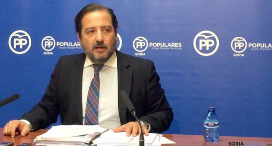 José Manuel Hernando, (PP) en rueda informativa. 