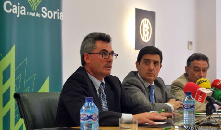 Jesús Manuel Gómez (izda.), Carlos Mtnez. Izquierdo y Anselmo García. / SN