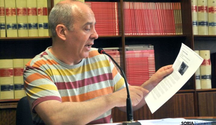 Enrique García, de IU, este lunes. / SN