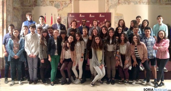 Estudiantes sorianos y zamoranos, entre los quince premiados en esta convocatoria. / Jta.