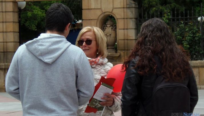 María Irigoyen este viernes en Granados.