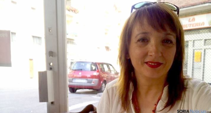 La escritora navarra ejerció en Soria.