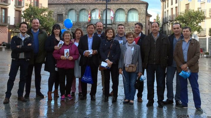 La campaña del PP en Ágreda.