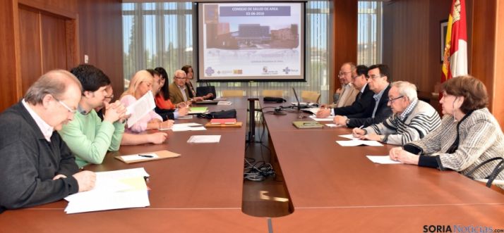 Consejo de Salud de Área de soria este jueves en la Delegación Territorial.  / Jta. 