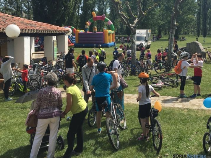 Fiesta de la bicicleta en Valonsadero