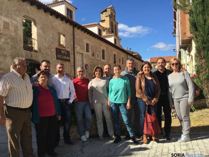 Representantes del PSOE en San Esteban