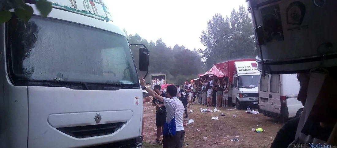 Imagen de la tormenta estas Bailas./SN